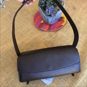 Authentic Louis Vuitton Moka Epi Nocturne PM